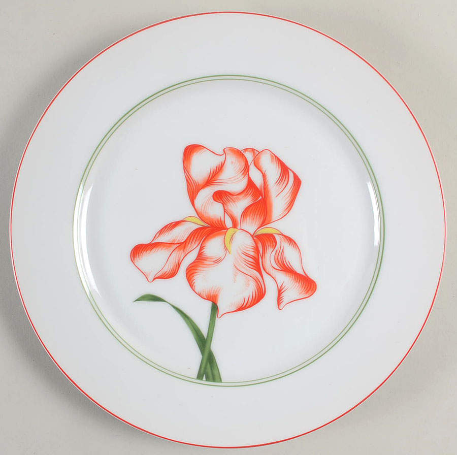 Fluere Rouges Luncheon Plate by Fitz & Floyd-1