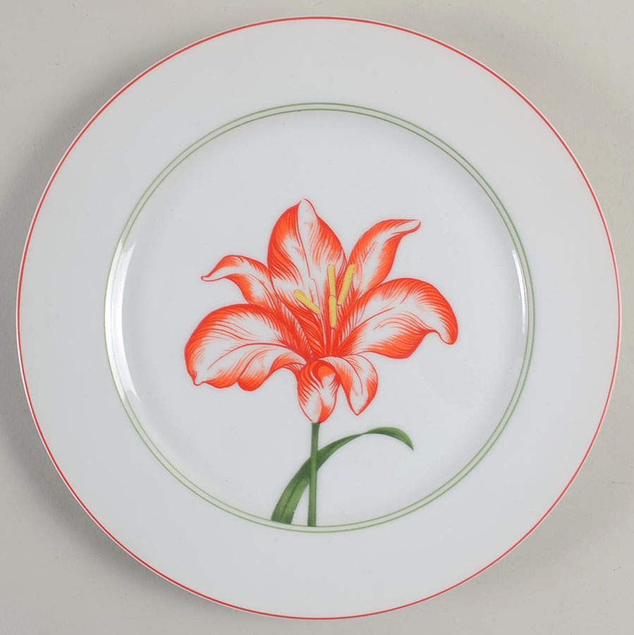 Fluere Rouges Luncheon Plate by Fitz & Floyd-1
