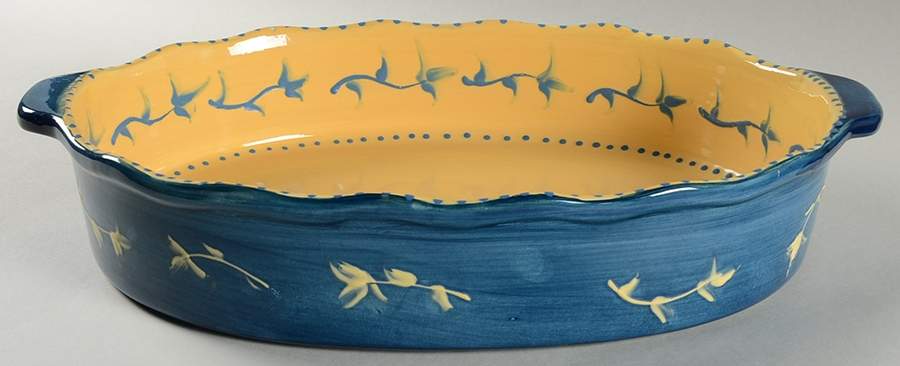 French Country 16" Oval Baker by Foreside-1