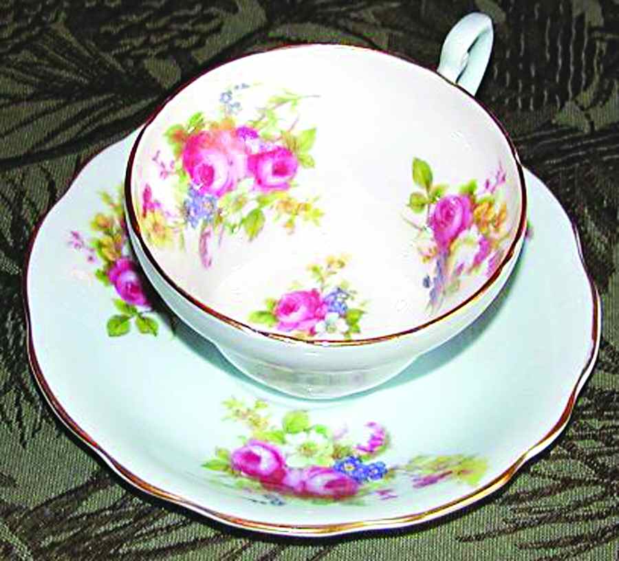 3201 Flat Cup & Saucer Set by Foley-1