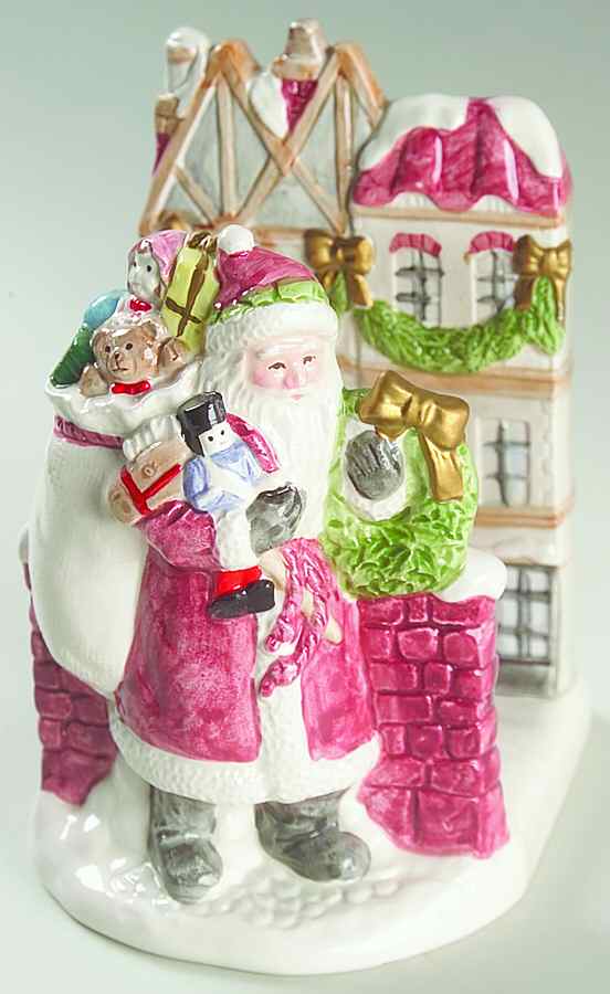 A Dickens Christmas Napkin Holder by Fitz & Floyd-1
