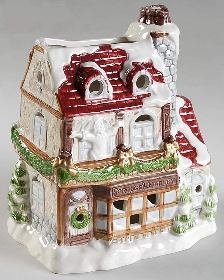 A Dickens Christmas Votive Candleholder by Fitz & Floyd-1