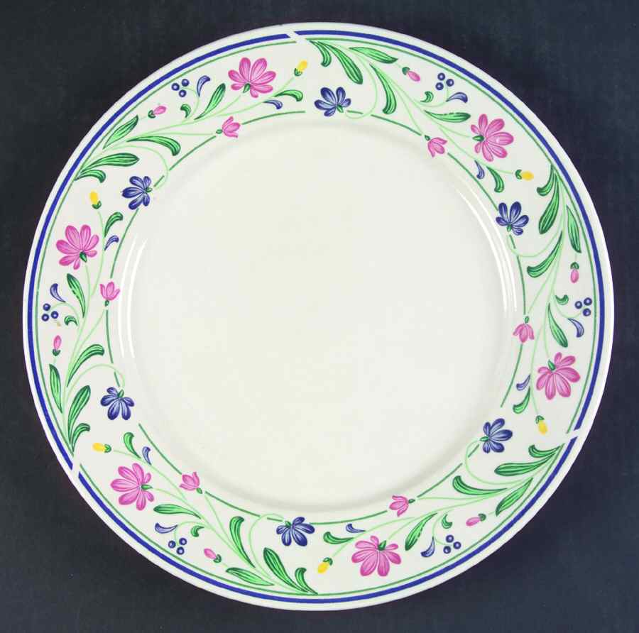 Brandywine (Cream Background) Dinner Plate by Farberware-1