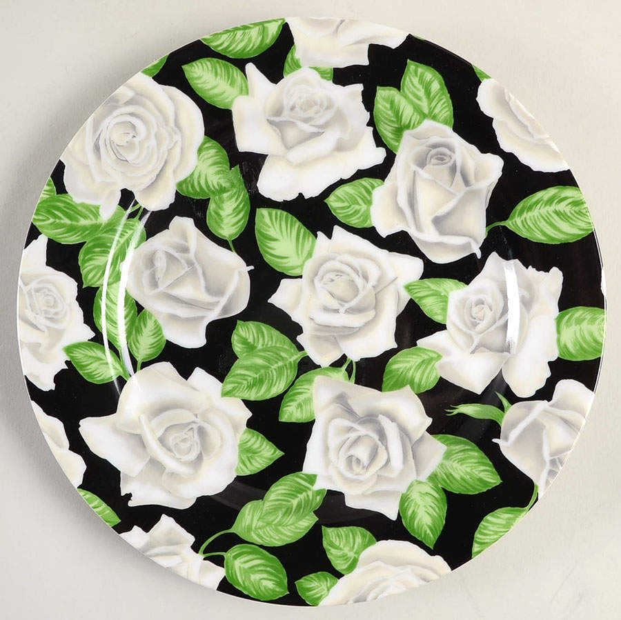 Rose Blanc Luncheon Plate by Fitz & Floyd-1