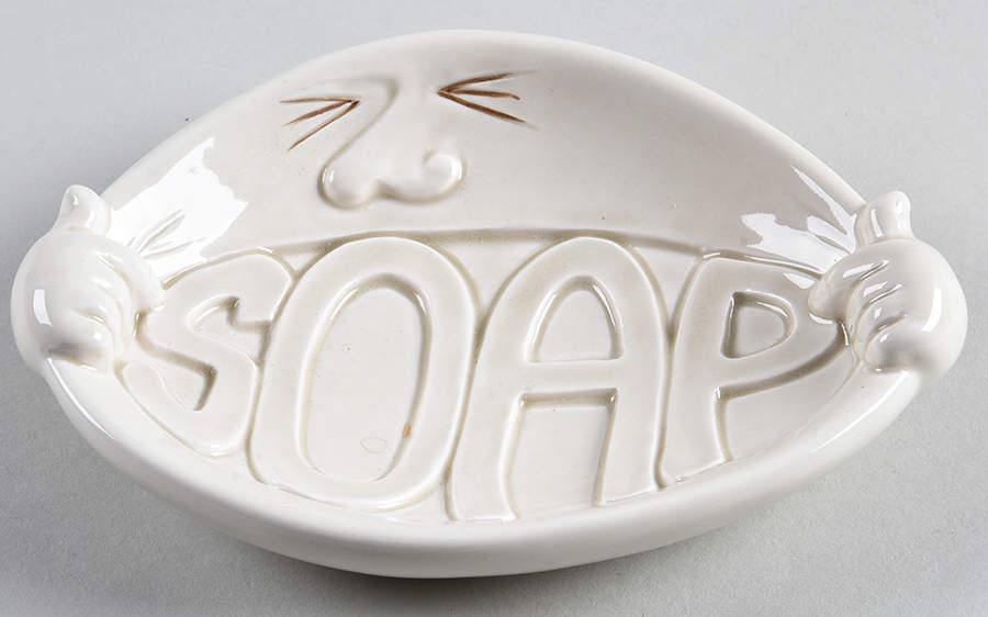 Great Faces Soap Dish by Fitz & Floyd-1