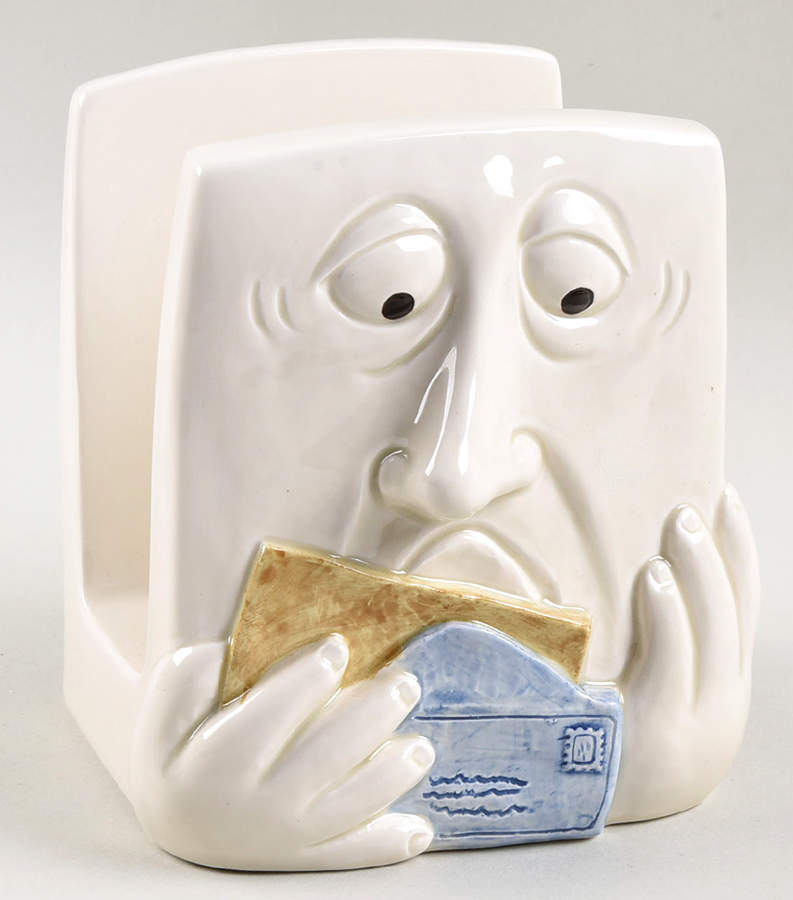 Great Faces Letter Holder by Fitz & Floyd-1