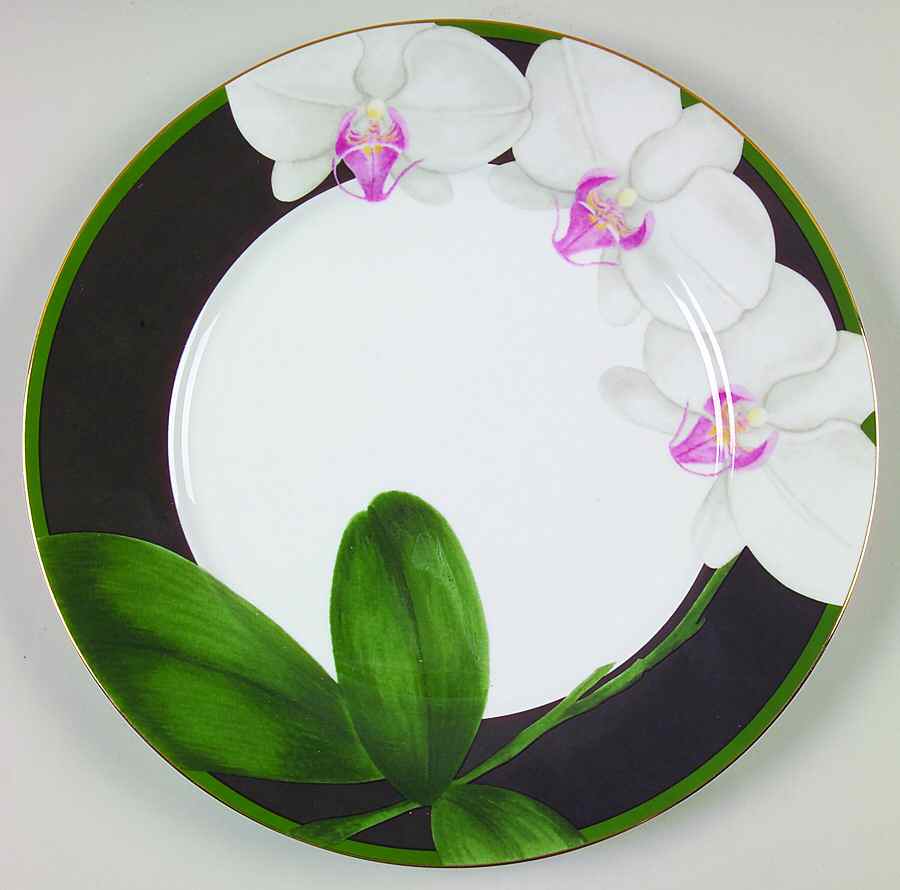 WHITE ORCHID Dinner Plate by Fairfield-1
