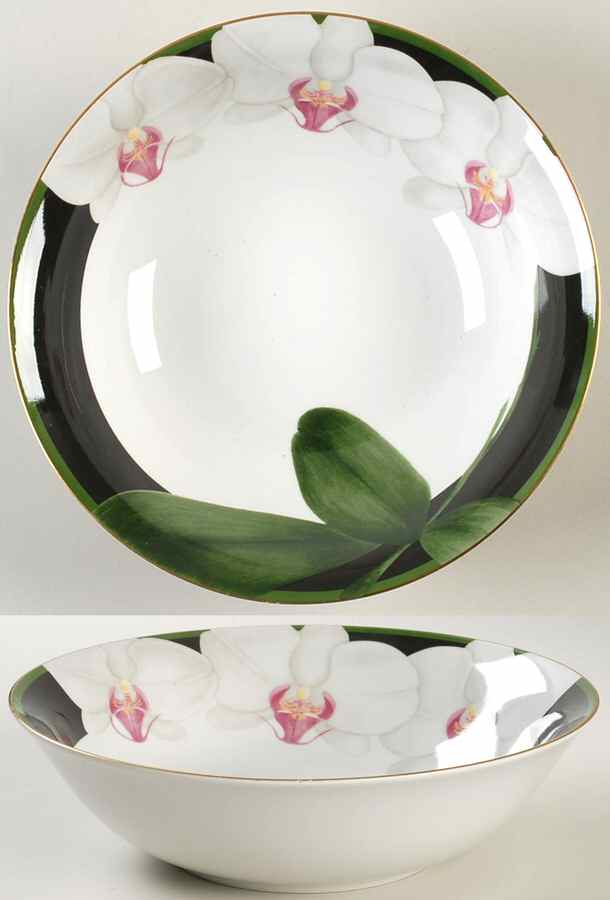 WHITE ORCHID 9" Round Vegetable Bowl by Fairfield-1