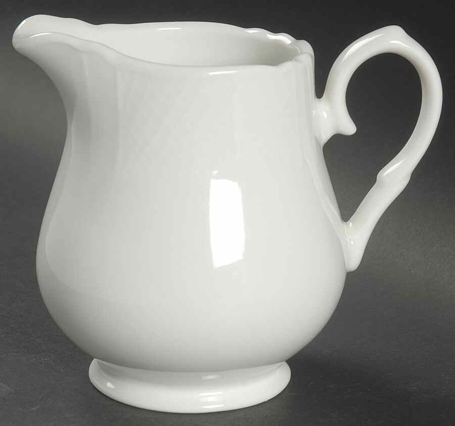 Lattice White Creamer by Farberware-1