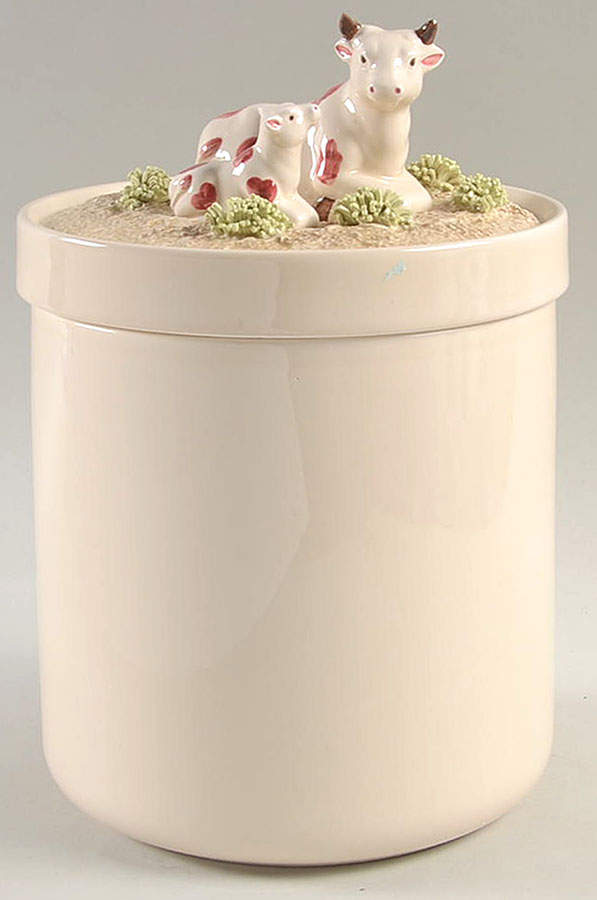 Country Day Extra Large Canister & Lid by Fitz & Floyd-1
