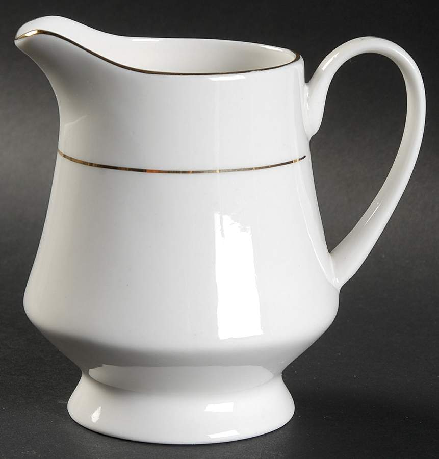 Simplicity Gold (Rim Shape) Creamer by Farberware-1