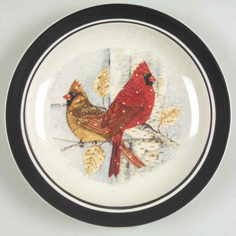 Cardinal Salad Plate by Folkcraft-1