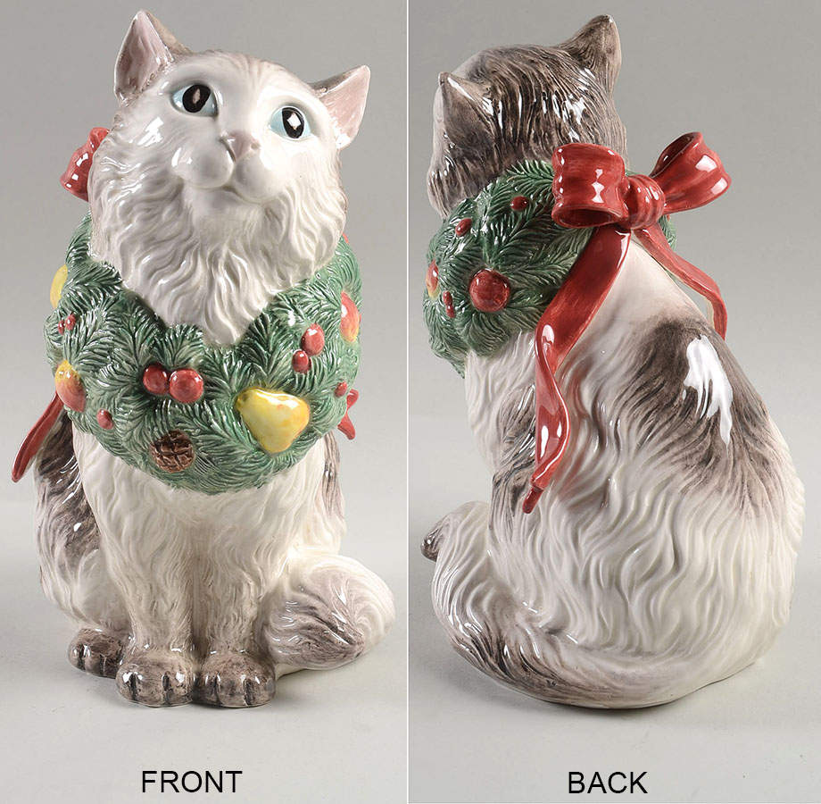 Holiday Cats Figurine by Fitz & Floyd-1