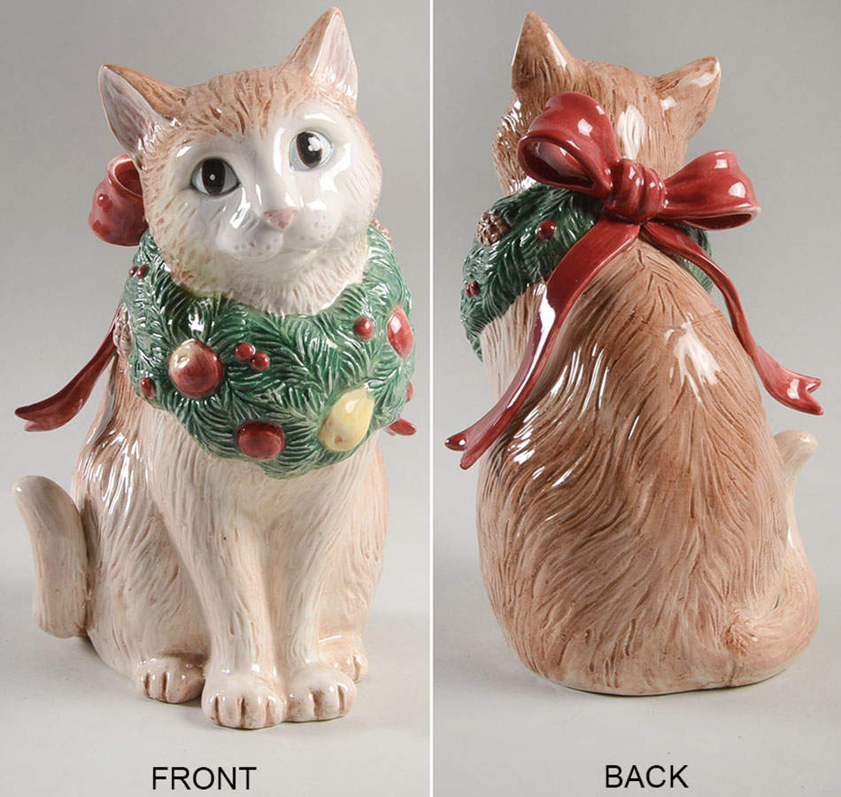 Holiday Cats Figurine by Fitz & Floyd-1