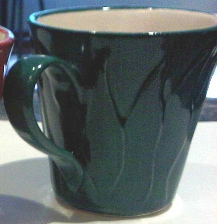 Petal Embossed (Teal) Mug by Fioriware-1