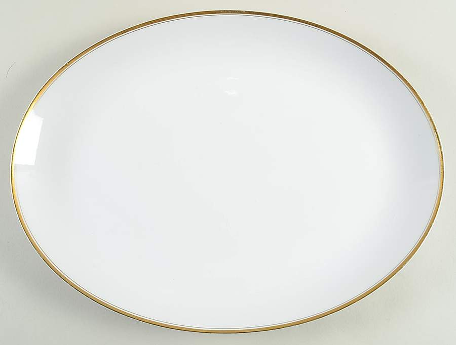 900b 16" Oval Serving Platter by Fukagawa-1