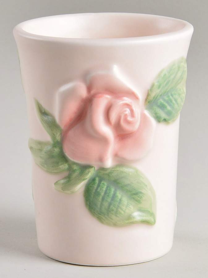 Blushing Rose China Bathroom Tumbler by Fitz & Floyd-1