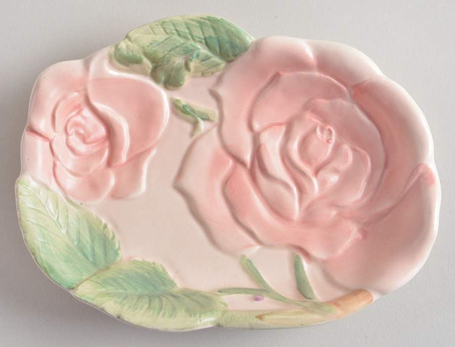 Blushing Rose Soap Dish by Fitz & Floyd-1