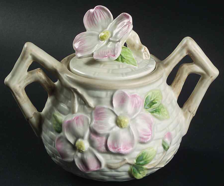Bluebirds Sugar Bowl & Lid by Fitz & Floyd-1