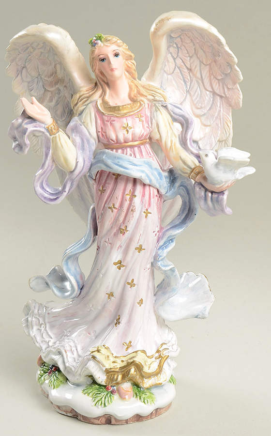 Peaceable Kingdom Standing Angel Figurine by Fitz & Floyd-1