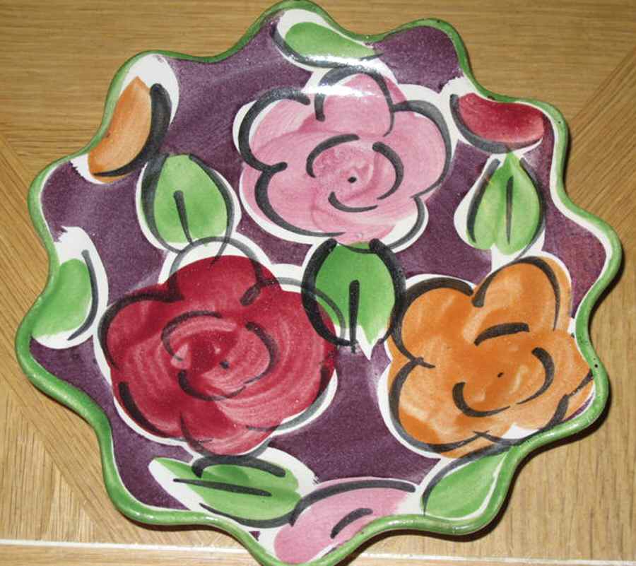 Begonia Berry Salad Plate by Fioriware-1