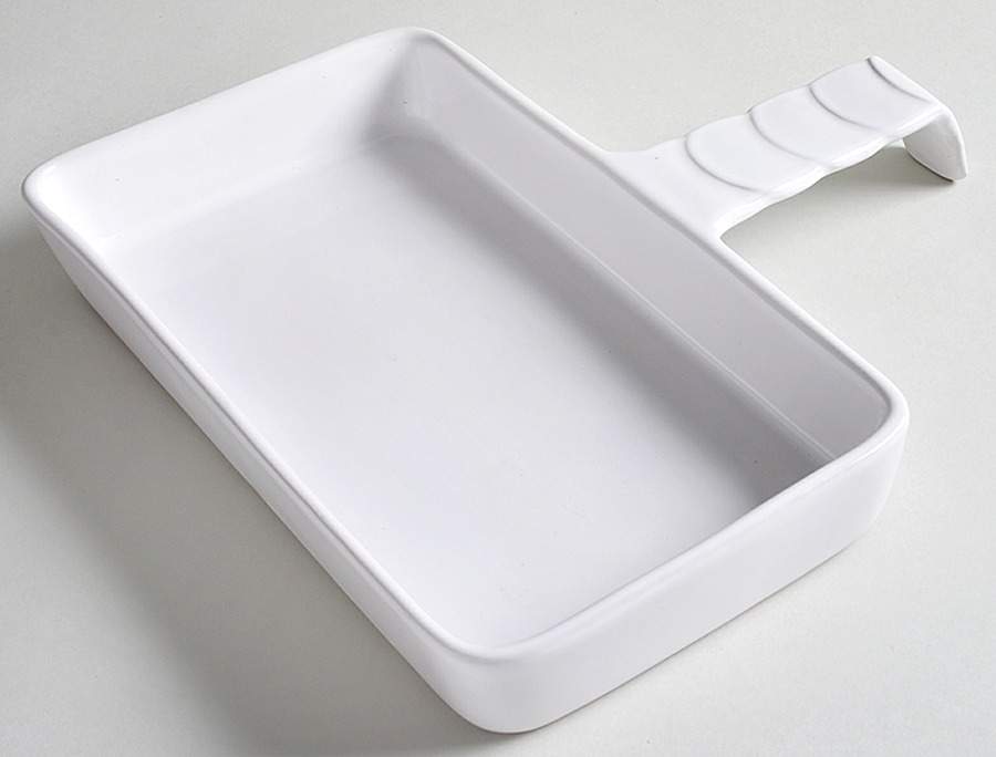 Plainsman White Sand Cornbread Baker by Frankoma-1