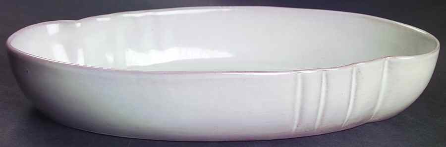 Plainsman White Sand 10" Oriental Bowl by Frankoma-1