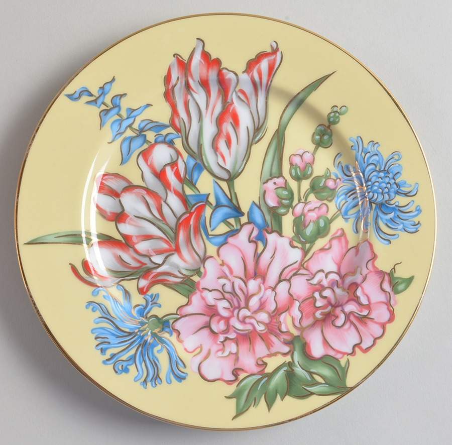Joie des Fleurs Salad Plate by Fitz & Floyd-1