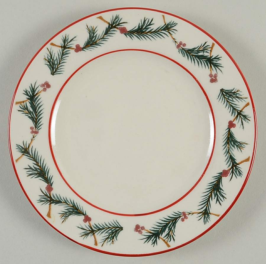 Holiday Snowman Bread & Butter Plate by Farberware-1