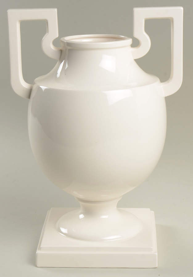 Total Color Spectrum White Urn by Fitz & Floyd-1