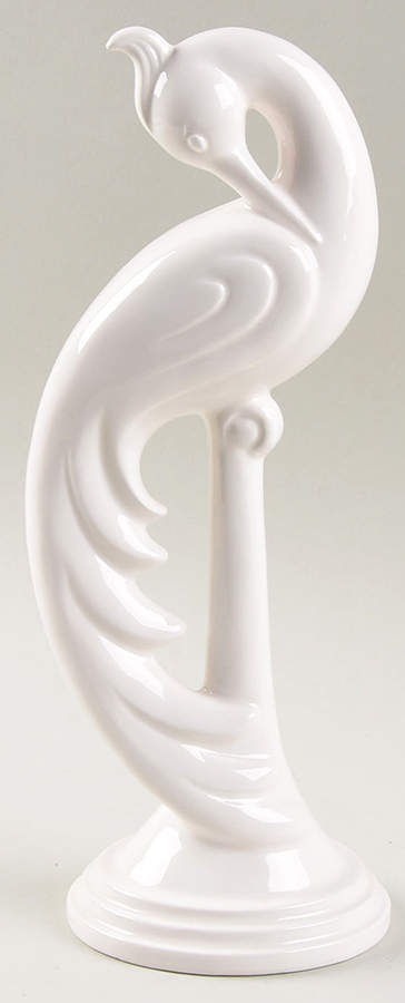 Total Color Spectrum White Bird Figurine by Fitz & Floyd-1