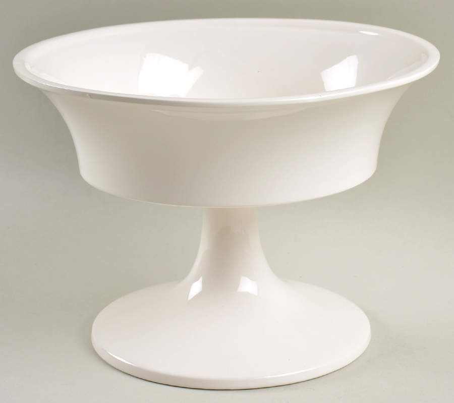 Total Color Spectrum White Round Compote (Height X Width) by Fitz & Floyd-1