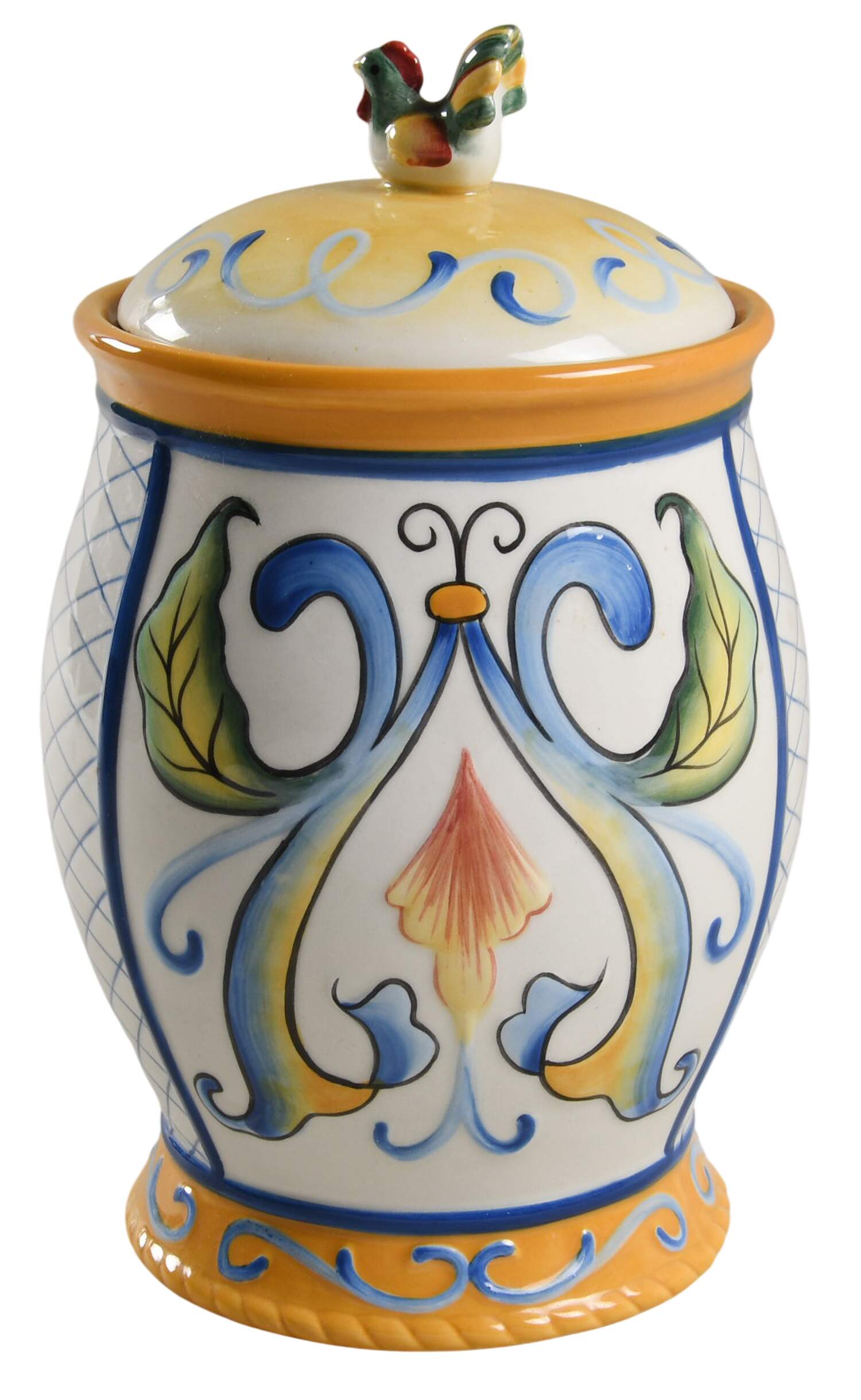Ricamo Accessories Medium Canister & Lid by Fitz and Floyd-1