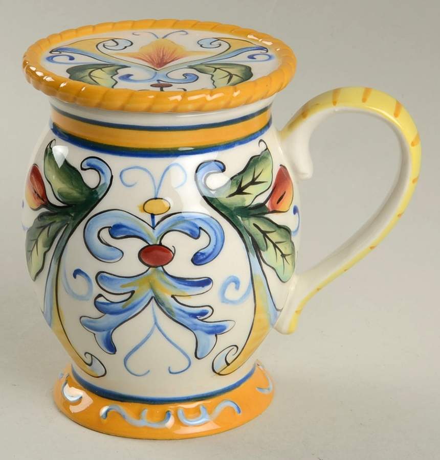 Ricamo Accessories Mug & Lid by Fitz and Floyd-1