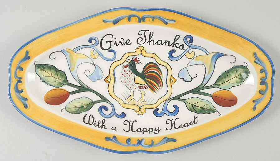 Ricamo Accessories Sentiment Tray by Fitz and Floyd-1