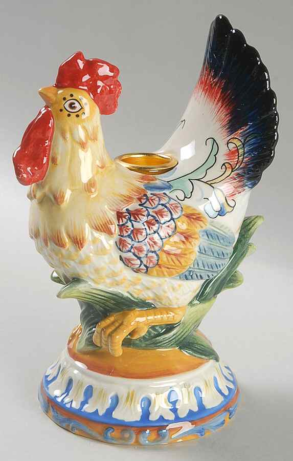 Ricamo Accessories Figural Candlestick by Fitz and Floyd-1