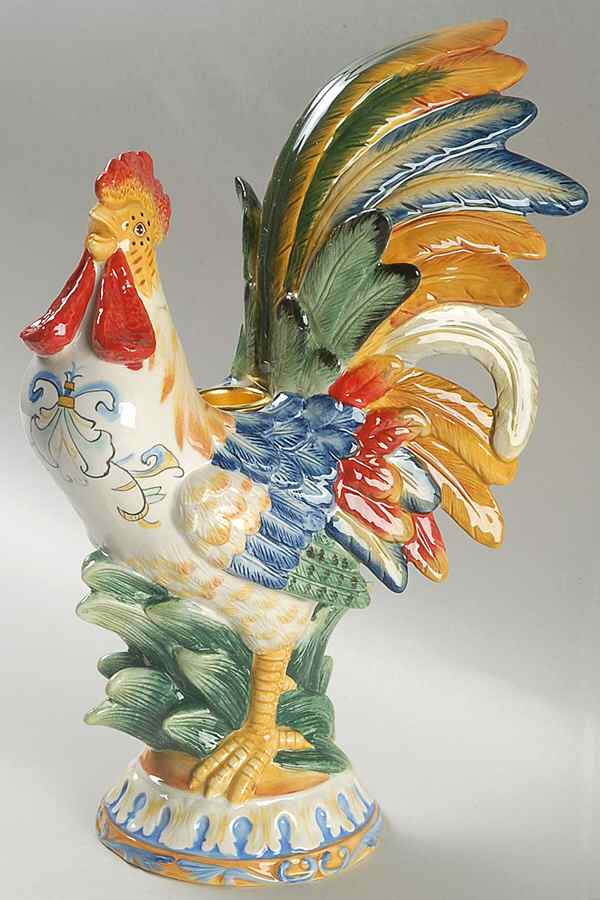 Ricamo Accessories Figural Candlestick by Fitz and Floyd-1