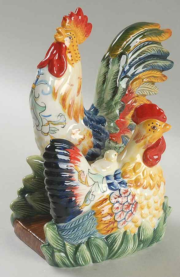 Ricamo Accessories Figural Napkin Holder by Fitz and Floyd-1