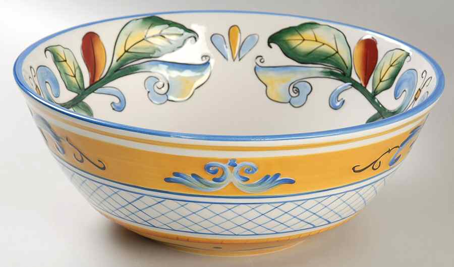 Ricamo Accessories 9" Salad Serving Bowl by Fitz & Floyd-1