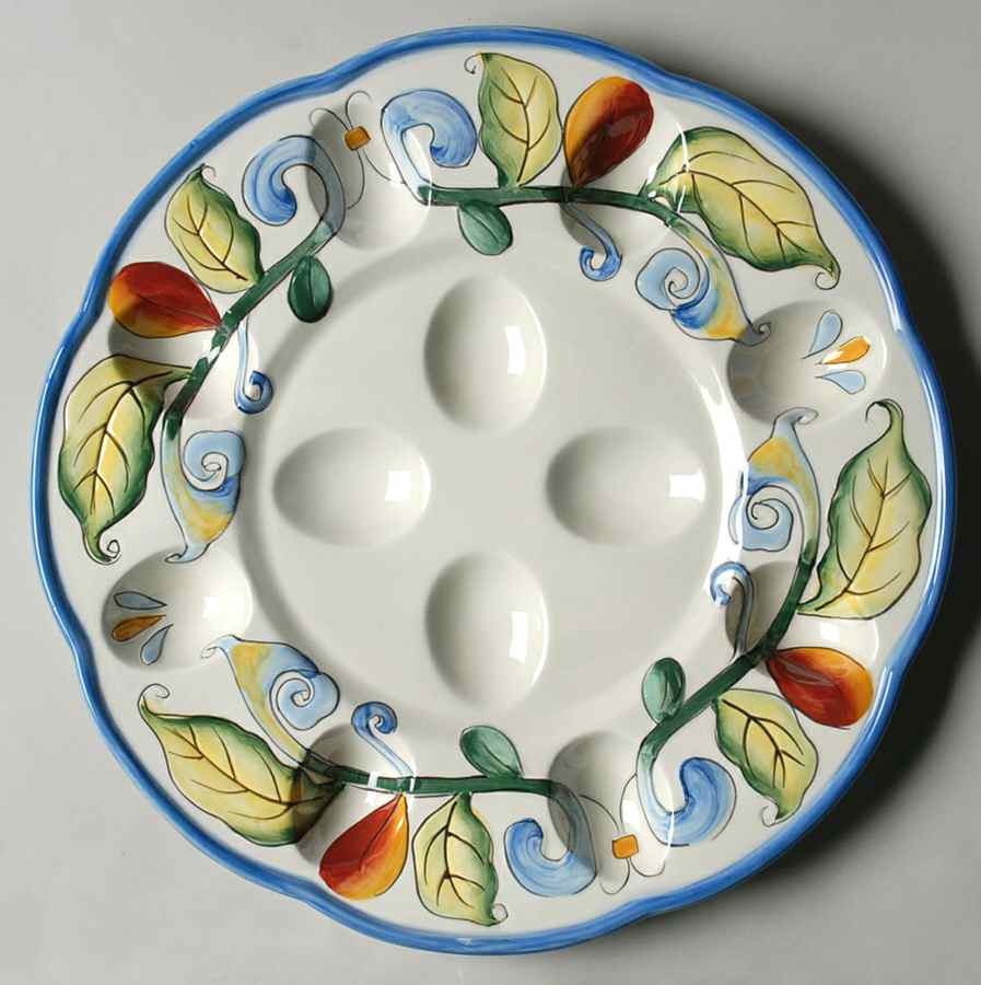 Ricamo Accessories Deviled Egg Plate by Fitz & Floyd-1