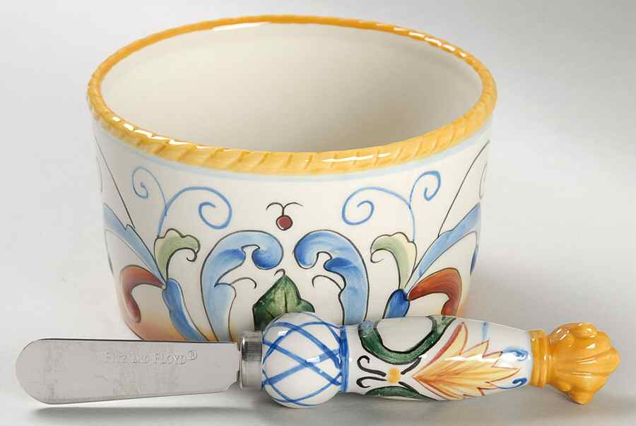 Ricamo Accessories Dip Bowl & Spreader Set by Fitz & Floyd-1