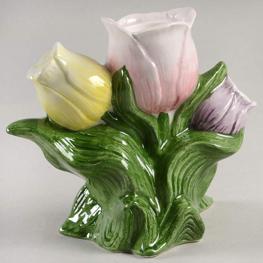 Spring Parade Small Candlestick by Fitz & Floyd-1