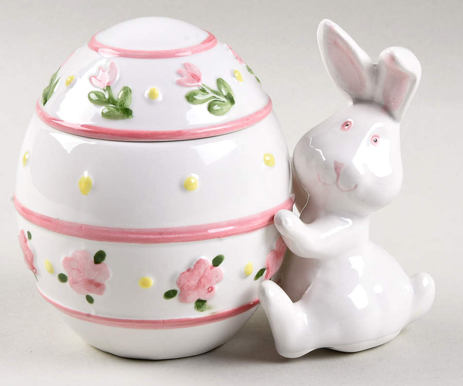 Spring Parade Egg Box & Lid by Fitz & Floyd-1
