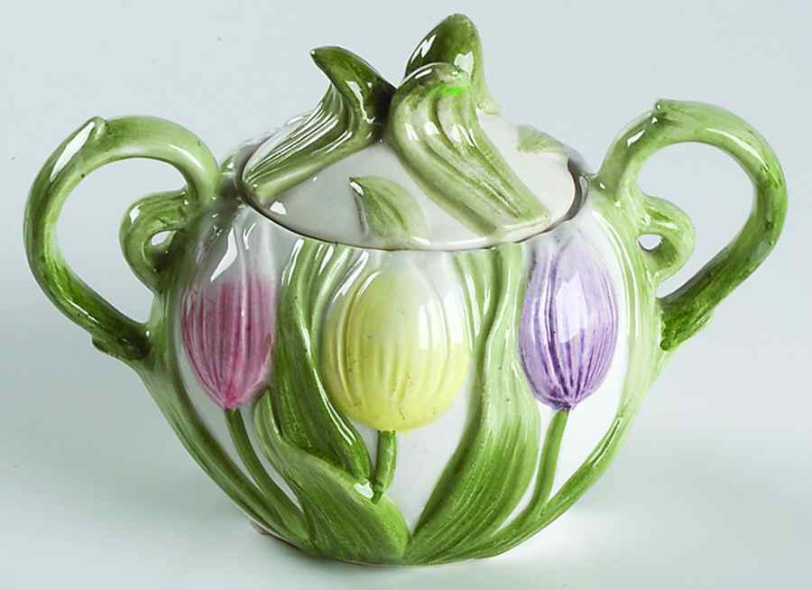 Spring Parade Sugar Bowl & Lid by Fitz & Floyd-1