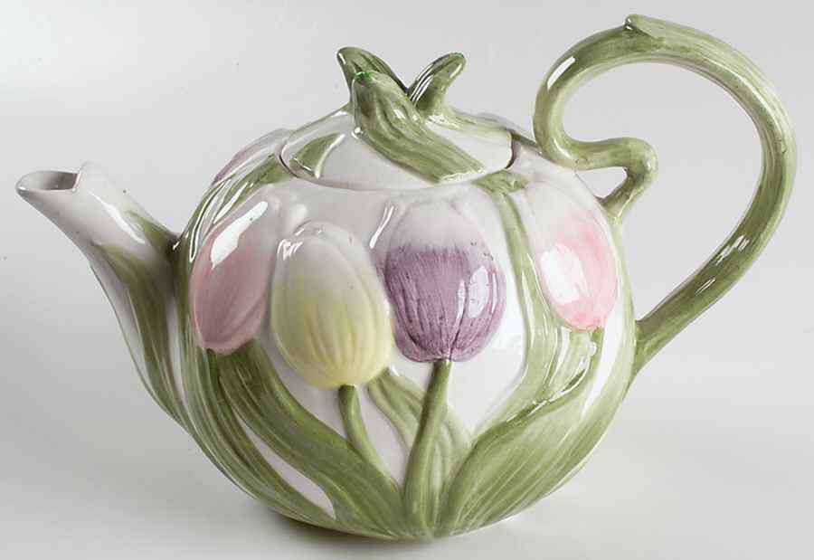 Spring Parade Teapot & Lid by Fitz & Floyd-1