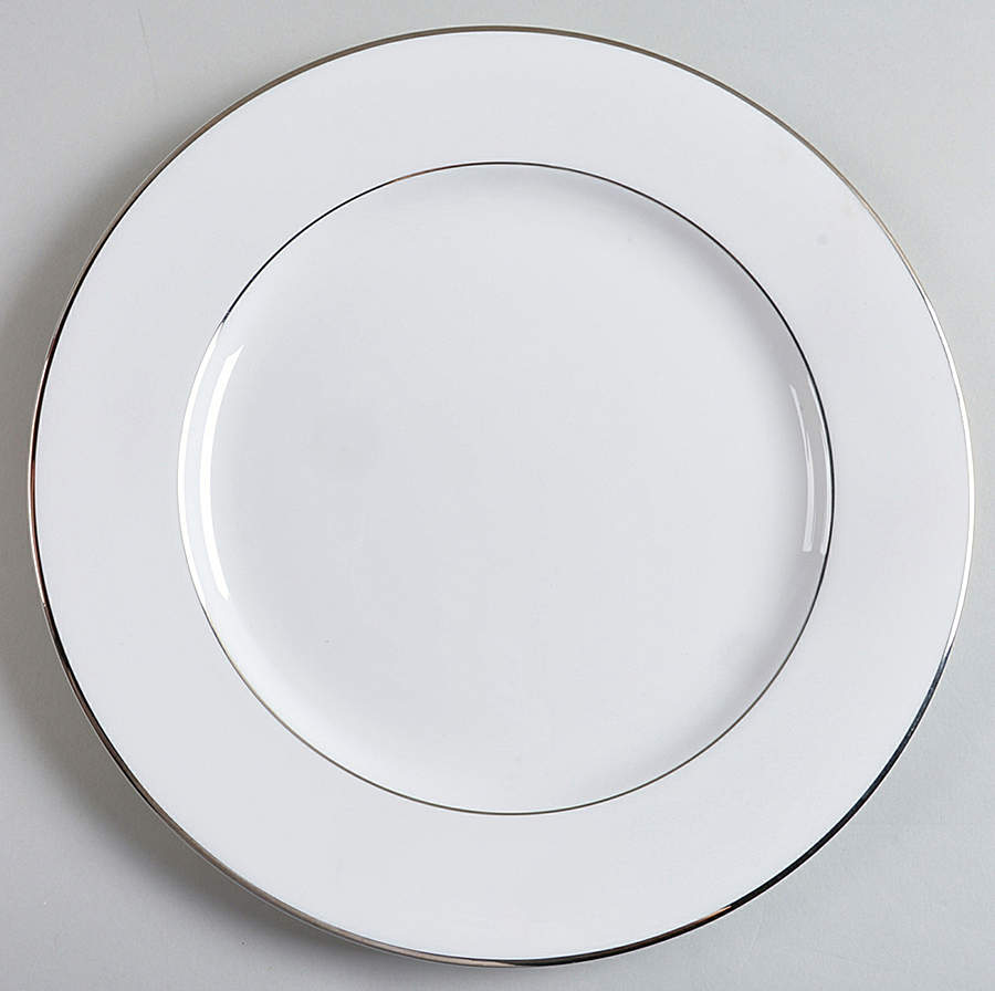 Infinity Platinum Dinner Plate by Fitz & Floyd-1