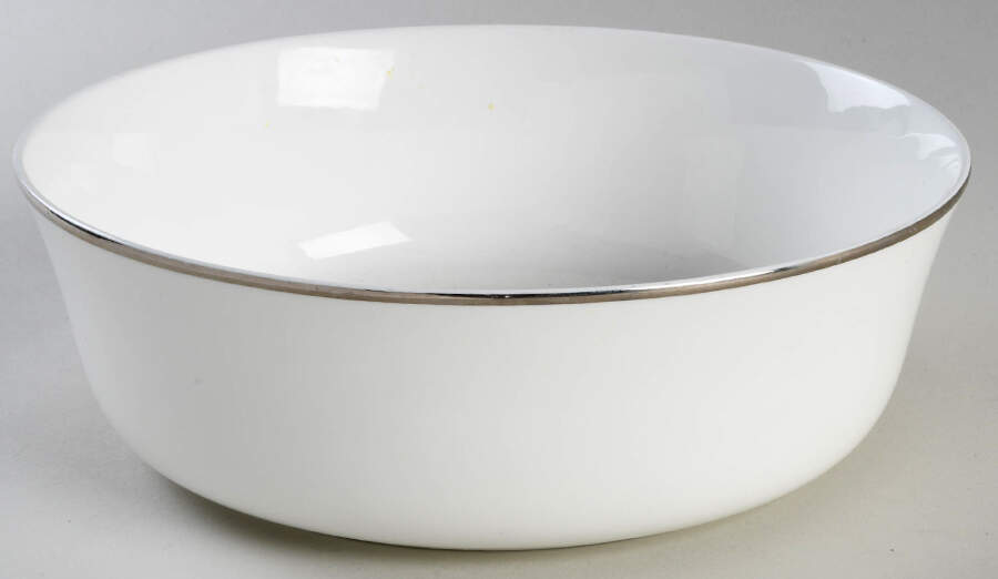 Infinity Platinum 8" Round Vegetable Bowl by Fitz & Floyd-1