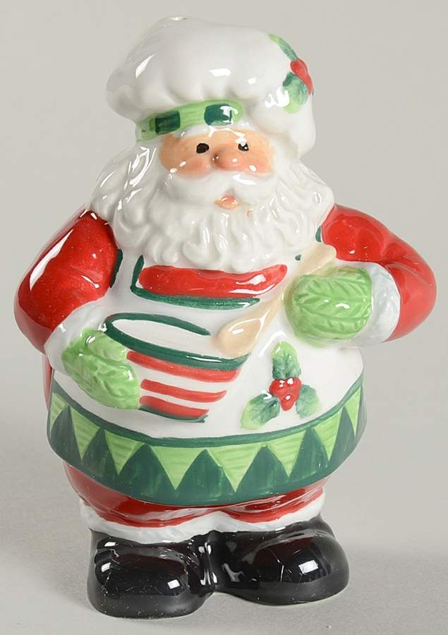 Santa's Kitchen Figural Salt Shaker by Fitz & Floyd-1