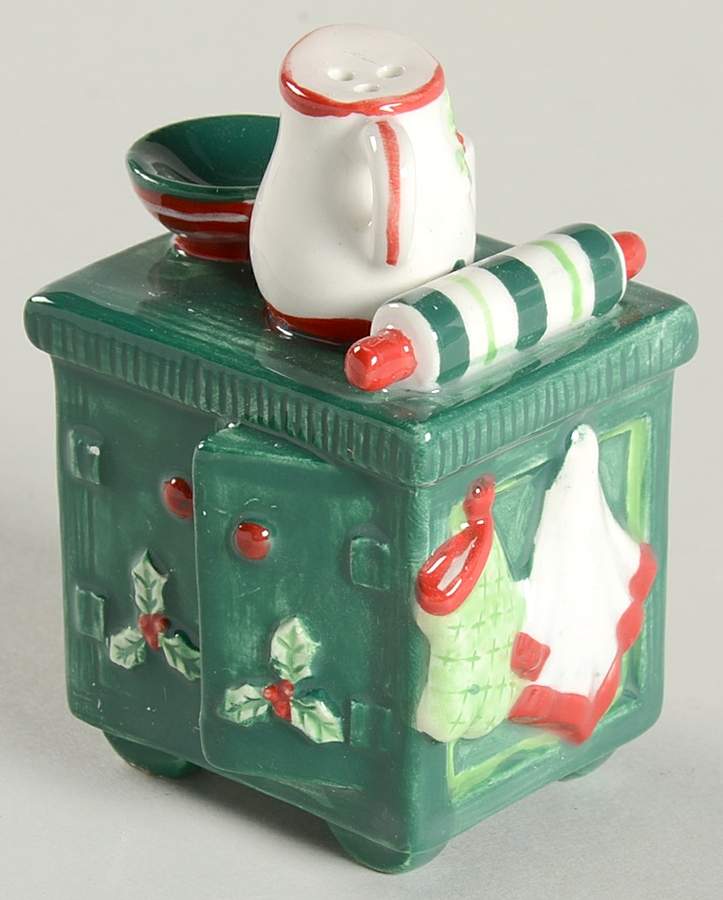 Santa's Kitchen Figural Pepper Shaker by Fitz & Floyd-1