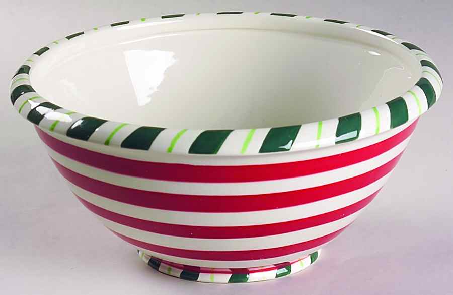 Santa's Kitchen 8" Round Serving Bowl by Fitz & Floyd-1